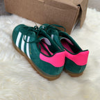 Adidas Gazelle Verde con Rosado (37 EUR)