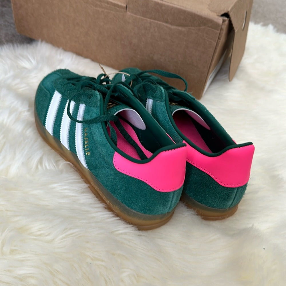 Adidas Gazelle Verde con Rosado (37 EUR)
